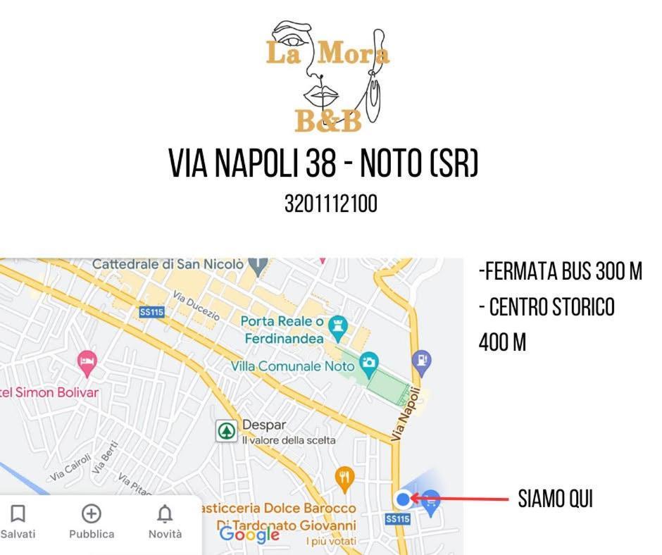 La Mora Affittacamere Noto Ngoại thất bức ảnh